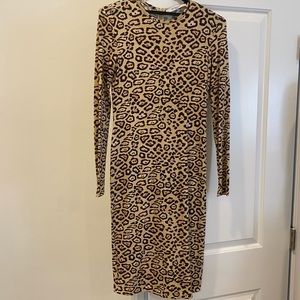 Givenchy leopard print jersey dress